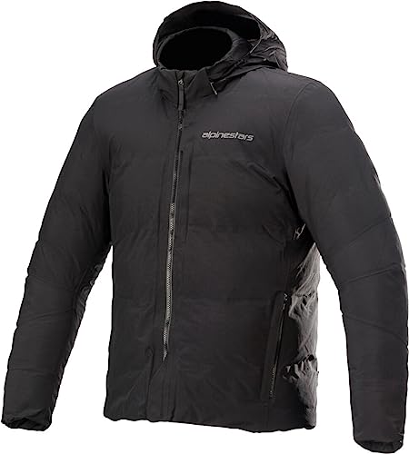 Alpinestars Frost Drystar - Chaqueta textil para moto, color negro y negro, talla M