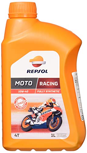 REPSOL Moto Racing 4T 10W-40 Aceite De Motor Para Moto, 1l