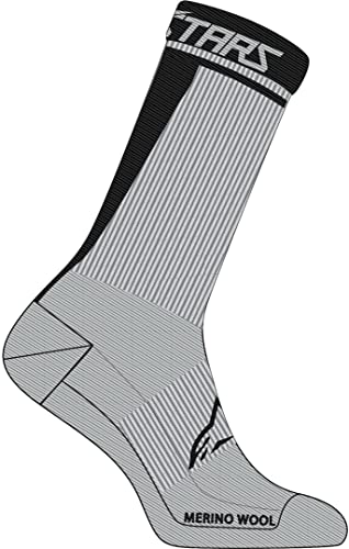 Alpinestar s Merino Socks 24 Ropa, Unisex, Gris/Negro