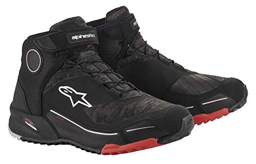 Alpinestars CR-x Drystar-Zapatillas de Moto, Zapatos Unisex Adulto, Negro, 42 EU
