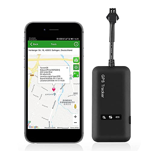 KUCE GPS Tracker Rastreador de vehículos de posicionamiento en Tiempo Real para automóvil, Motocicleta, GPS, gsm, GPRS, SMS, localizador GPS antirrobo