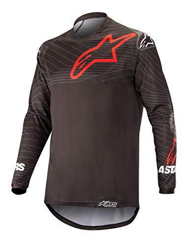 Alpinestars Camiseta Venture R MX 2019, Color Negro y Rojo