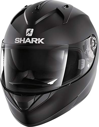 Casco de moto Shark RIDILL BLANK Mat KMA, Negro, XL