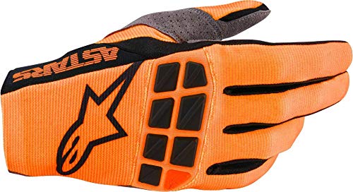 Alpinestars Racefend Motocross Handschuhe Black/Fluor Orange-S