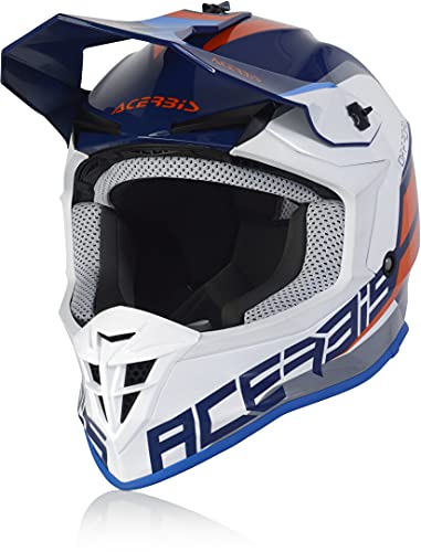 ACERBIS 0024473.245.068 Linear-Casco de Motocross, Unisex-Adult, Multicolor, Talla Unica