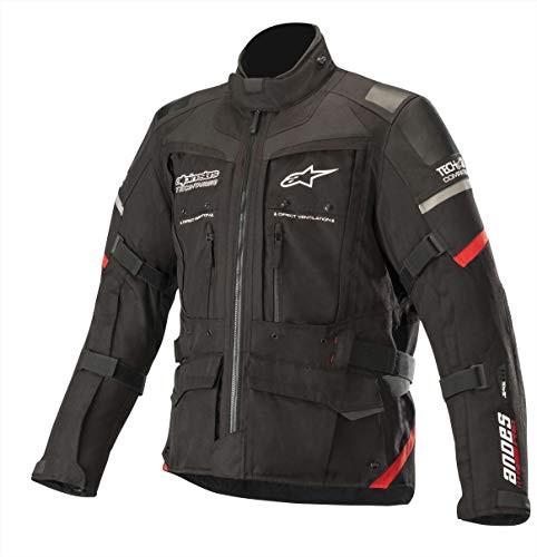 Alpinestars Chaqueta moto Andes Pro Drystar Jacket Tech-air Compatible Black Red, Negro/Rojo, 3XL