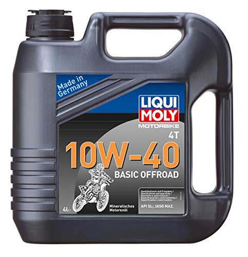 Liqui Moly 3062 - Aceite de motor, 4T, 10W-40, Basic Offroad, Booklet, 4 l