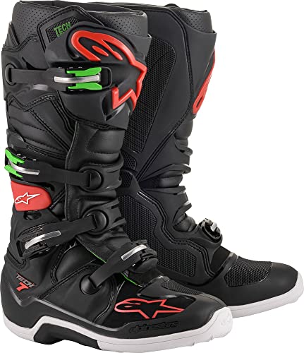 Alpinestars Boots, Botas Tech 7 MX Hombre, Multicolor, 13