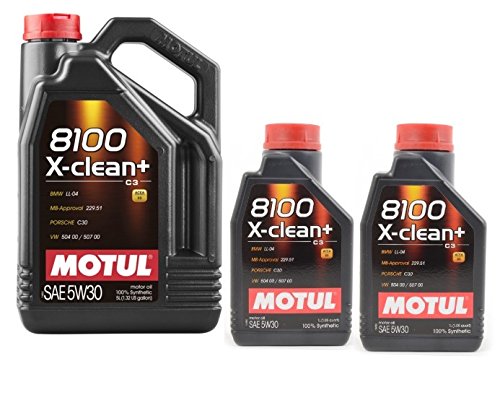 Motul 8100 X-CLEAN+ 5W-30 7 litros (1x5 + 2x1 lt) 100% sintetico DPF