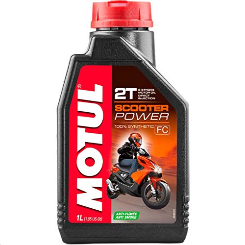 Motul Scooter Power 2T - Aceite para motor, 1 litro