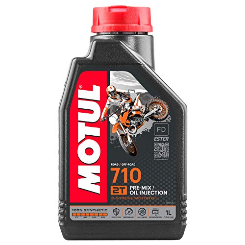TOP RACING Aceite mezcla Motul 710 2T 100% sintético sintético Ester, 1 litro