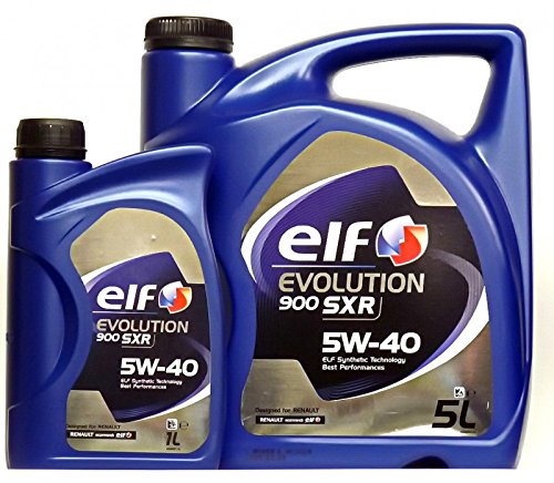 Aceite Motor Elf Evolution 900 SXR 5W40 - 6 litros (1x5 L + 1x1 L) -- Oferta Multiproducto