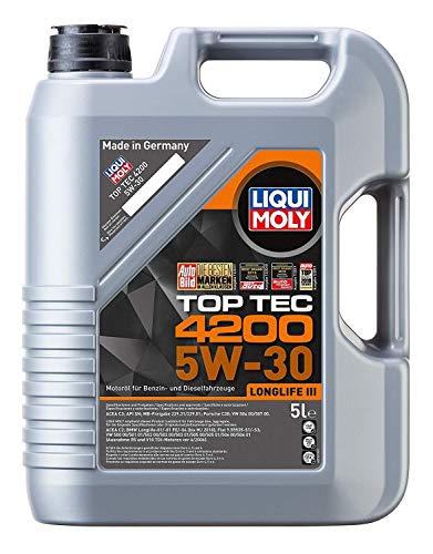 Liqui Moly 4200 5W-30- Aceite de motor, Synthoil Energy, 0W-40, Booklet, 5 L