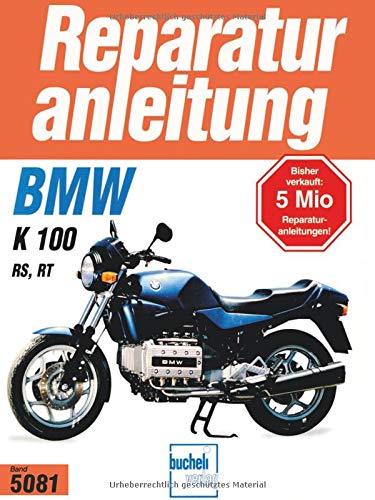 BMW K 100 RS / K 100 RT Bj 1986-1991: In Längsricht.liegend angeordn.Viertakt-Reihenmotor, 2 obenl.Nockenwellen,Flüssigkeitskühlung
