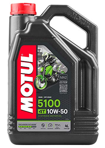 MOTUL Aceite Moto, 5100 4T 10W50, 4L