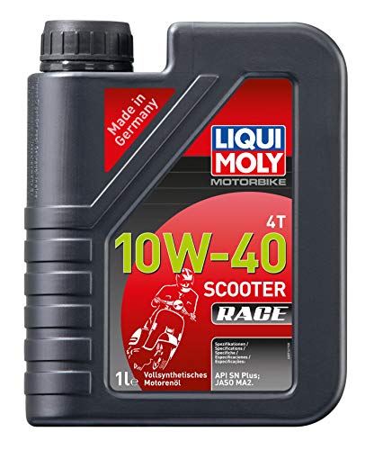 Liqui Moly 20826 - Aceite de Motor, Moto, 4T, 10W-40, Scooter Race, 1 L