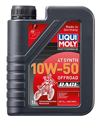 Liqui Moly 3051 - Aceite de motor, 4T, Synth, 10W-50, Offroad Race, Booklet, 1 l