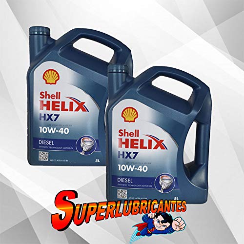 Mundocoche Shell Helix HX7 10W40 Diesel 2x5L (10Litros)