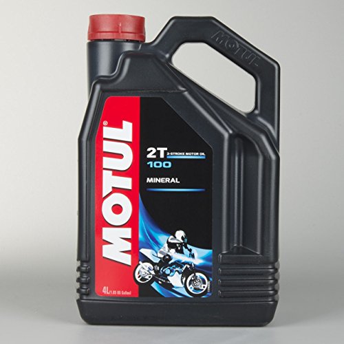 Aceite Mineral Moto - Motul 100 2T, 4 litros