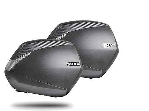 E-BIKERS Kit de maletas laterales baúl moto Shad Sh36 Carbon Side Cases SH 36