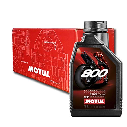 Aceite para moto Motul 800 Factory Line Road Racing 2T – 6 x 1 l