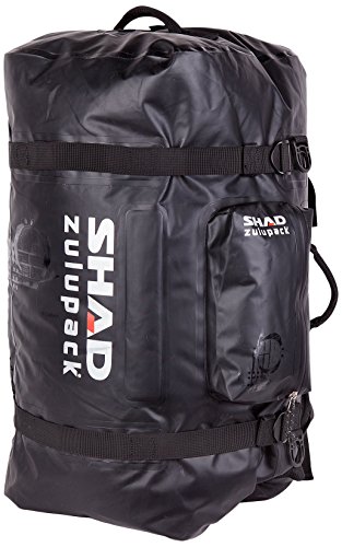 SHAD W0SB90 Travel Bag SW90 Bolsa Blanda para Motocicleta, Resistente al Agua, Color Negro