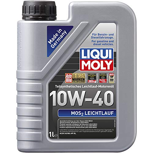 Liqui Moly 2626 - Aceite de motor, MoS2 Leichtlauf, 10W-40, Booklet, 1 l
