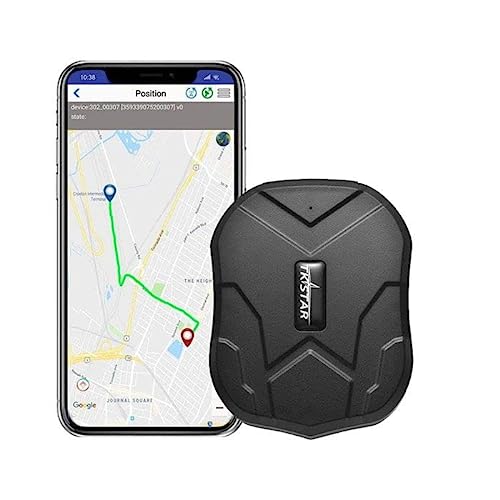 Localizador GPS para Coche, GPS Tracker en Tiempo Real Impermeable Rastreador GPS