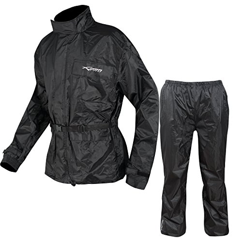 A-pro Chándal impermeable con 2 piezas, chaqueta y pantalón para moto, bicicleta, 3XL
