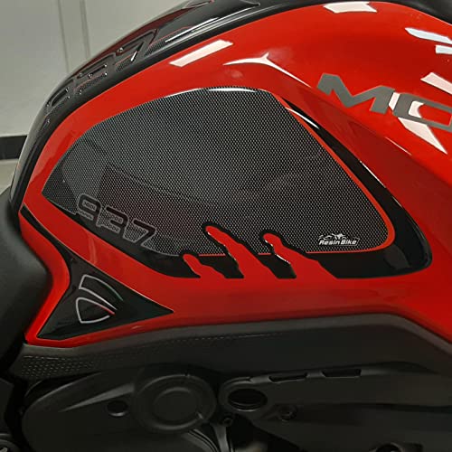 Adhesivos 3D protectores laterales compatibles con Ducati Monster 937 2021