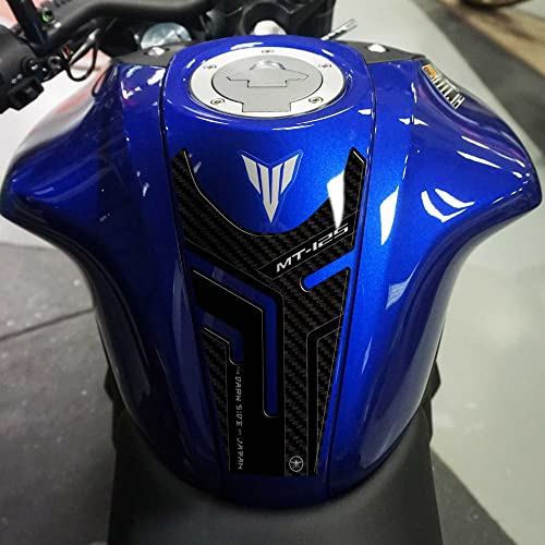 Labelbike - Pegatina 3D Protector de Depósito Compatible con Yamaha Mt-125 a Partir de 2020