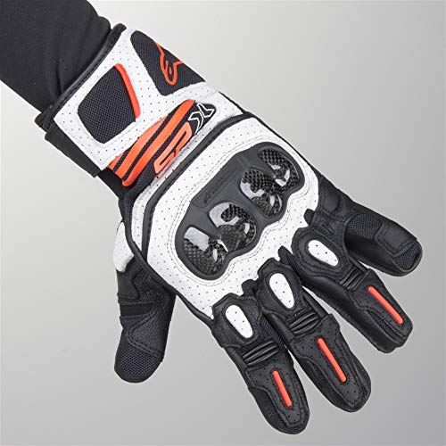 Black/White/Red Sz 3XL Alpinestars SPX Air Carbon v2 Motorcycle Glove