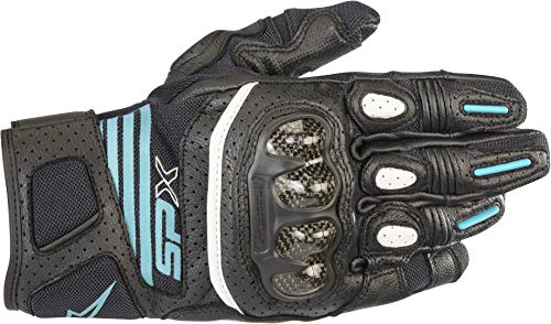 Alpinestars SP X Air Carbon V2 Gloves (Medium, 1170-Black/Teal)