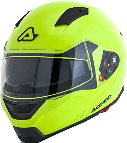 Acerbis Casco Box g-348 Amarillo Flúor XS (Integral)/Helmet Box g-348 Fluo Yellow XS (Full Face Helmet)