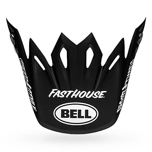 BELL Accesorios para casco de motocicleta Moto-9 Visor Off-Road – Fasthouse Signia Mate Negro/Blanco